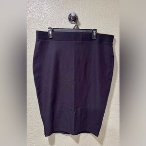 Studio Classic Black Pencil Skirt Size 1X
